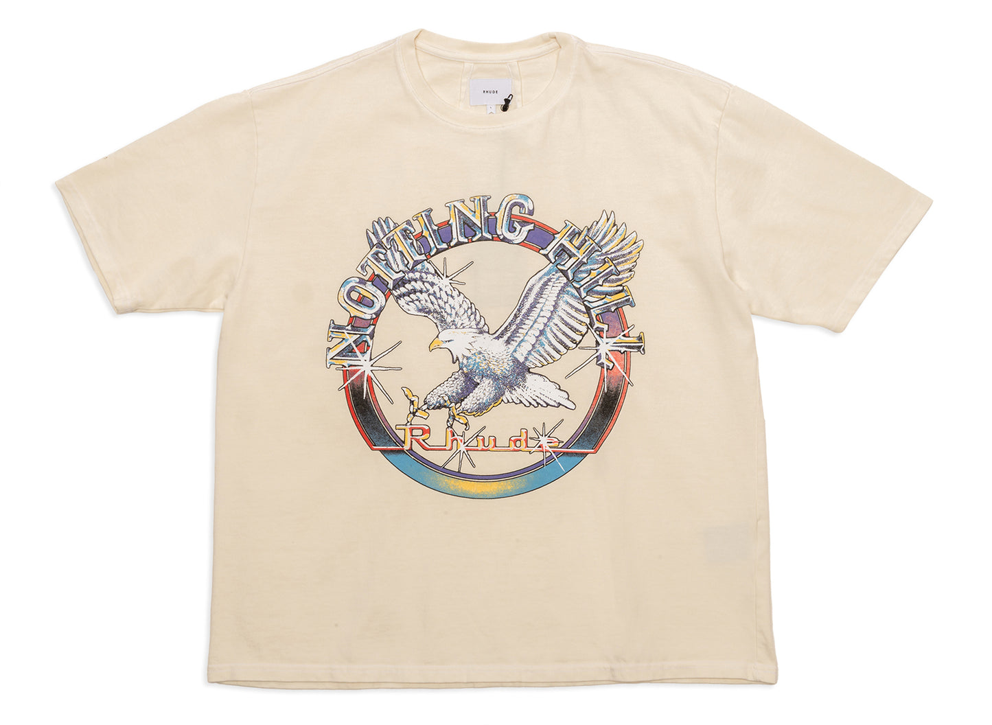 Rhude Notting Hill Eagle Tee in Vintage White