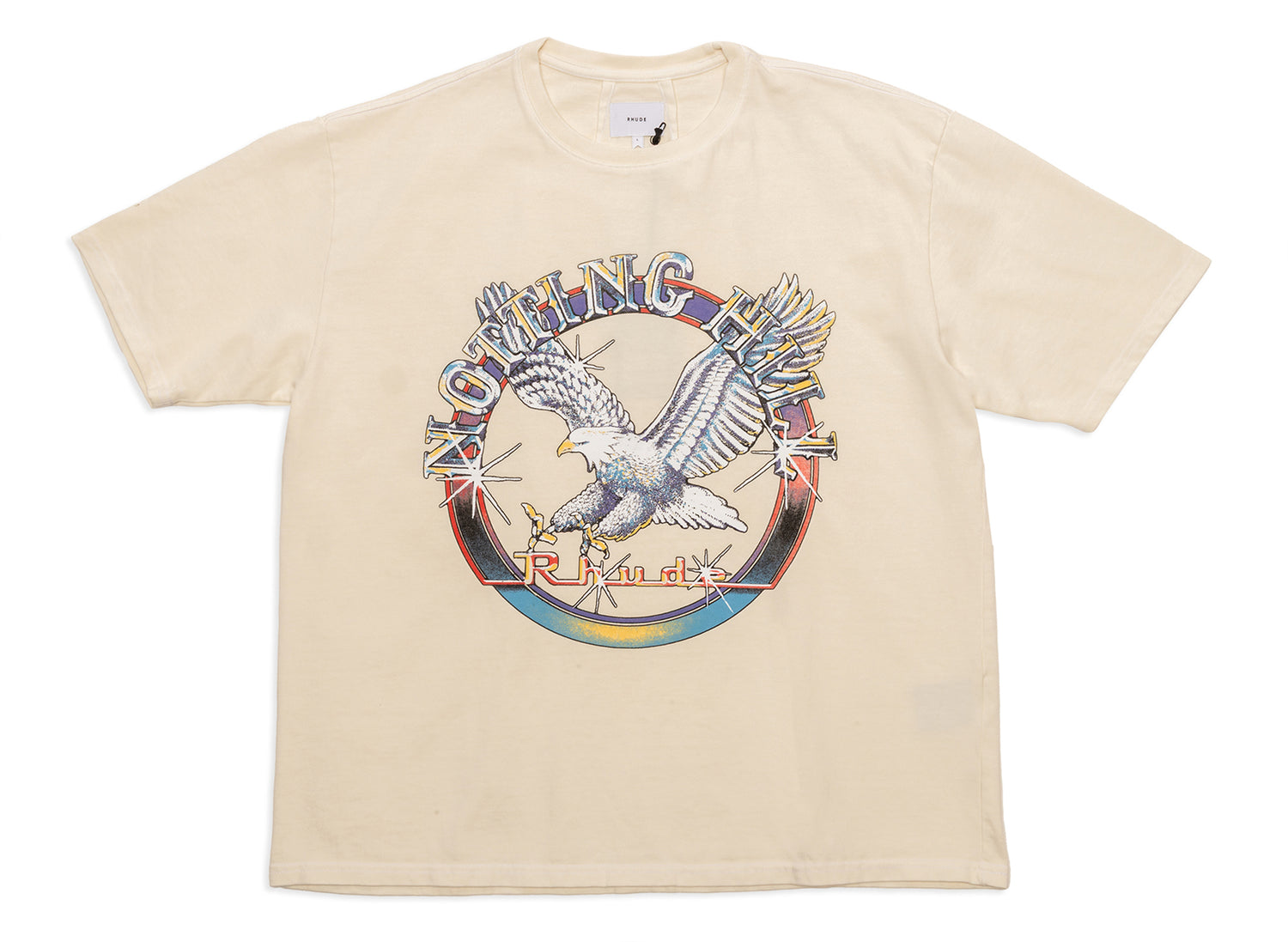 Rhude Notting Hill Eagle Tee in Vintage White