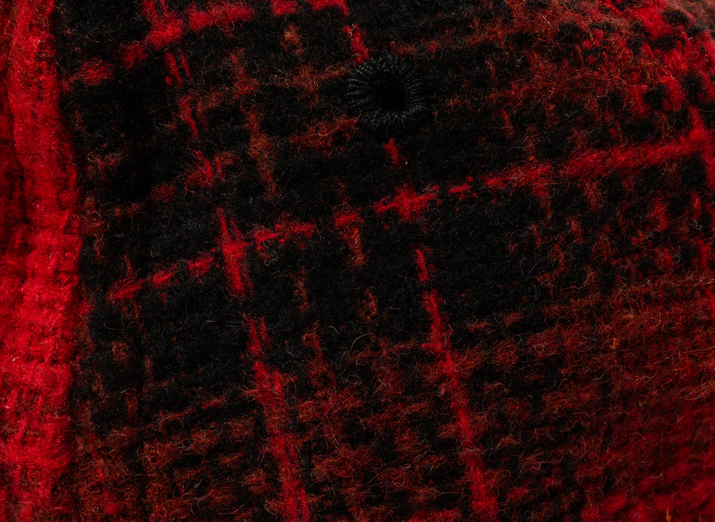 Rhude Scramble Logo Hat in Red / Black - view 3