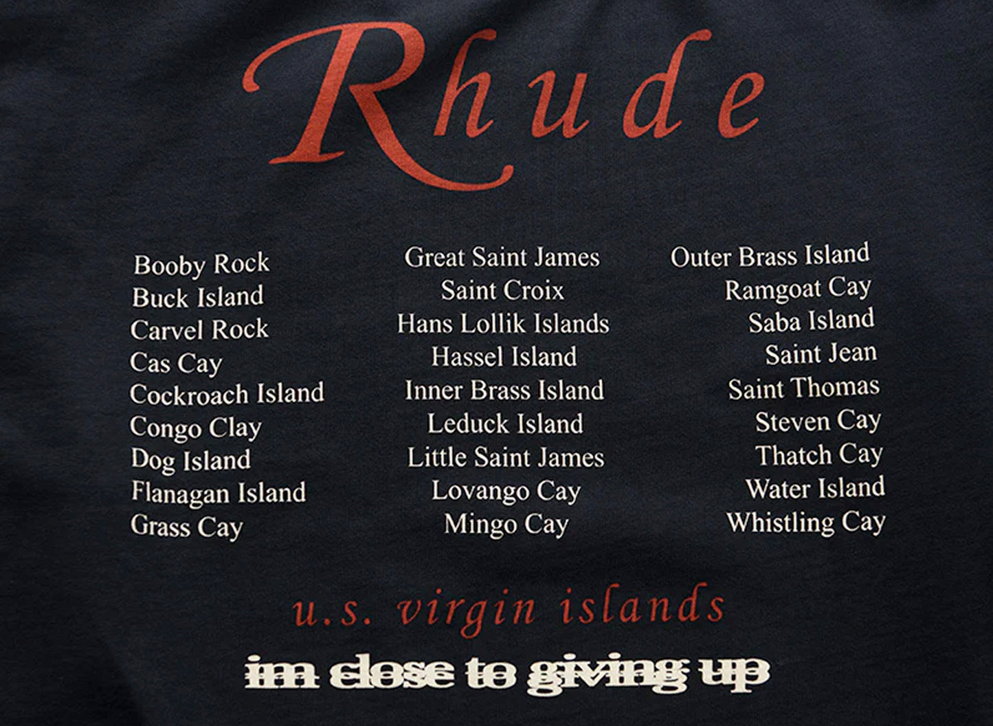 Rhude USVI Regatta Tour LS Tee — view 4