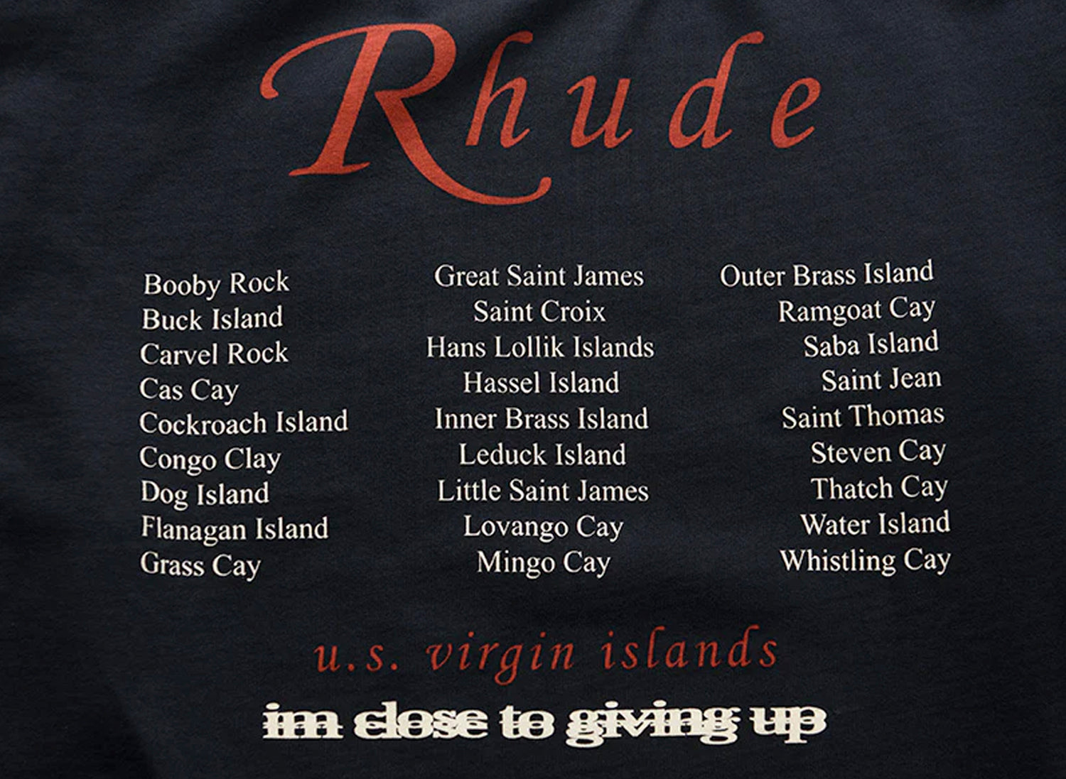 Rhude USVI Regatta Tour LS Tee — view 4