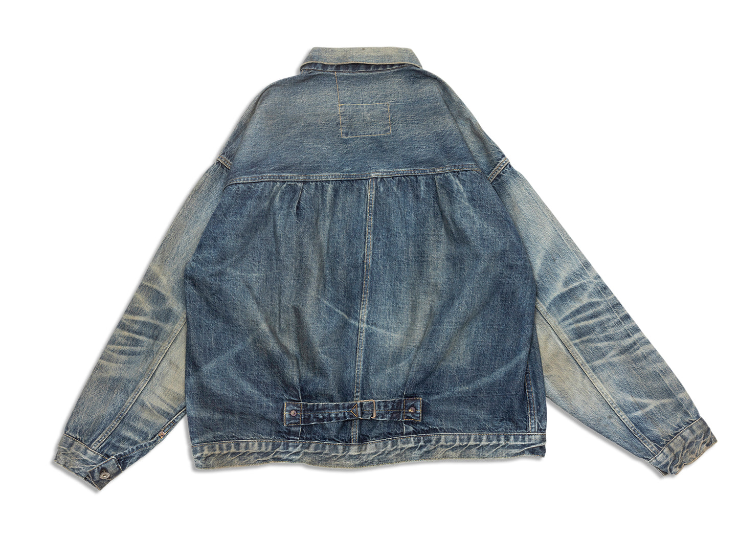 Saint Michael Damage Denim Jacket - view 2