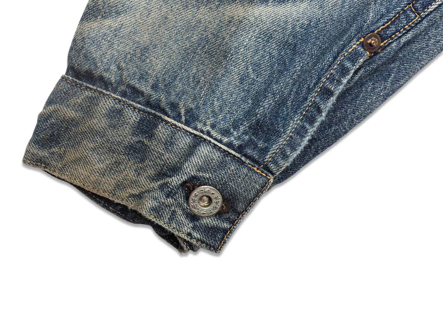 Saint Michael Damage Denim Jacket - view 3