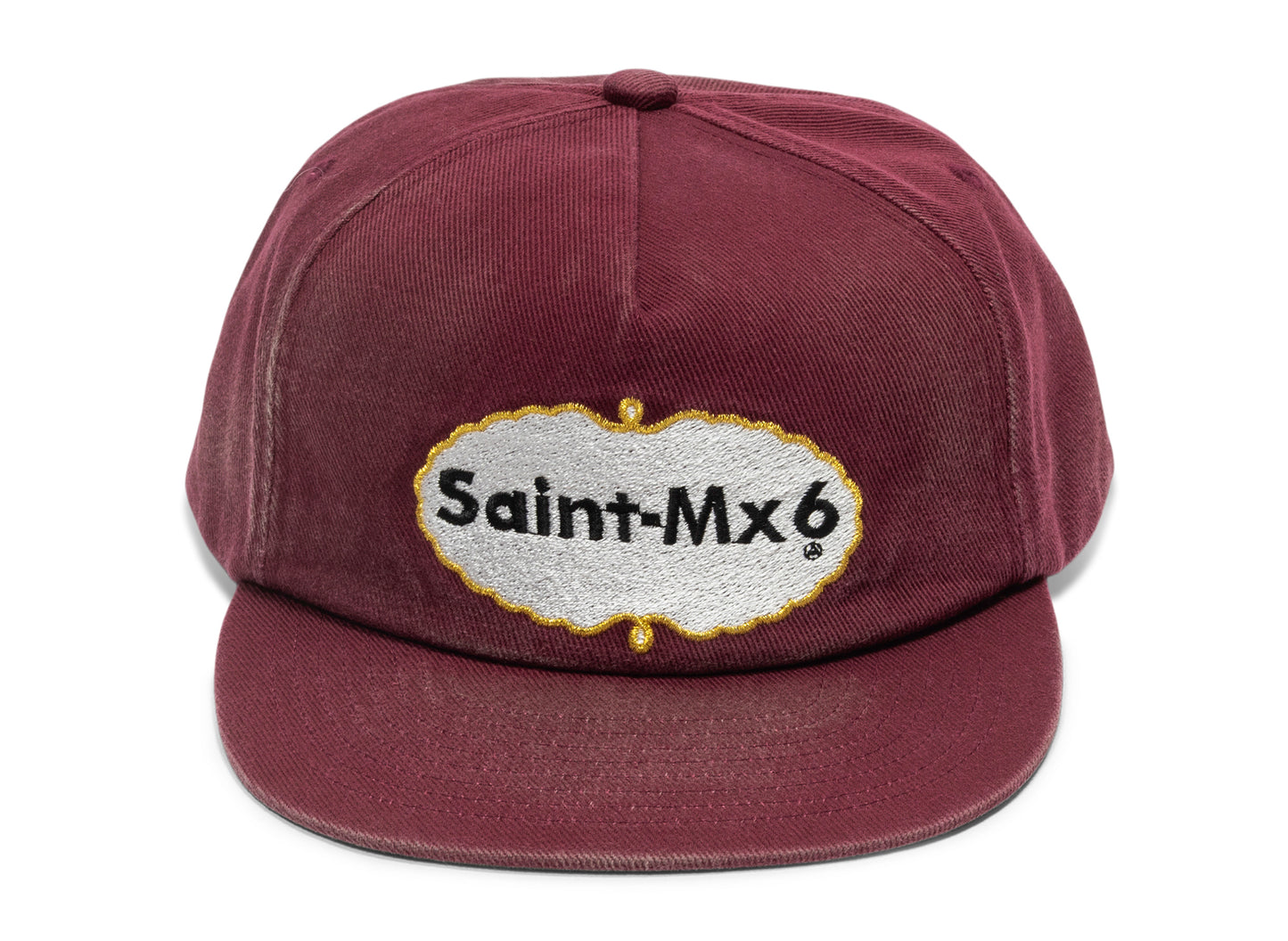 Saint Michael Eat Me 5-Panel-Cap in Bordeaux – Oneness Boutique