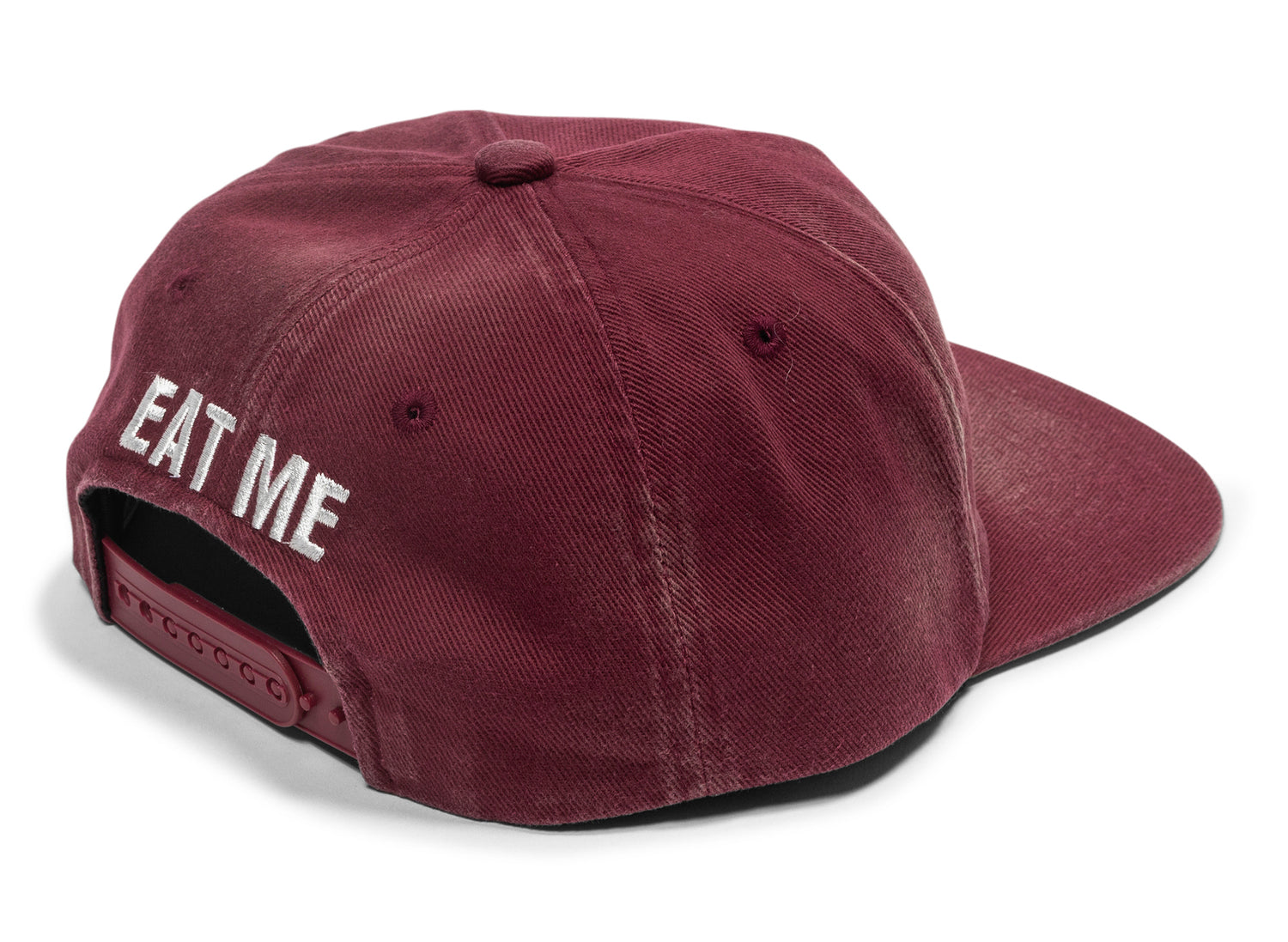 セントマイケル　5PANEL EATME CAP Saint Michael Eat Me 5 Panel Cap in Burgundy – Oneness Boutique