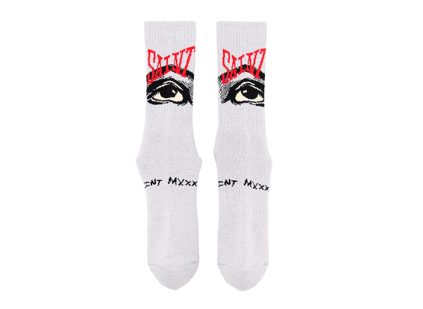 Saint Michael 'Eye' Socks in Gray