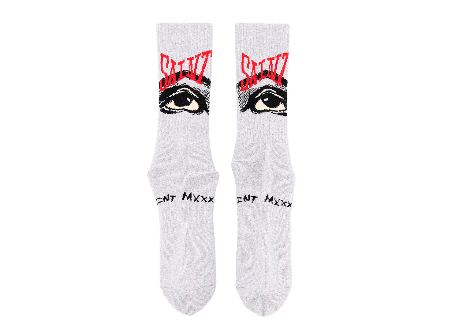 Saint Michael 'Eye' Socks in Gray
