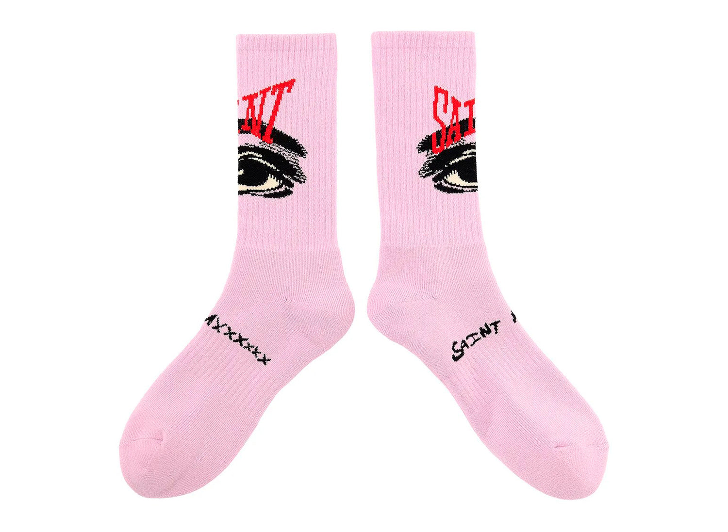 Saint Michael 'Eye' Socks in Lavender — view 2