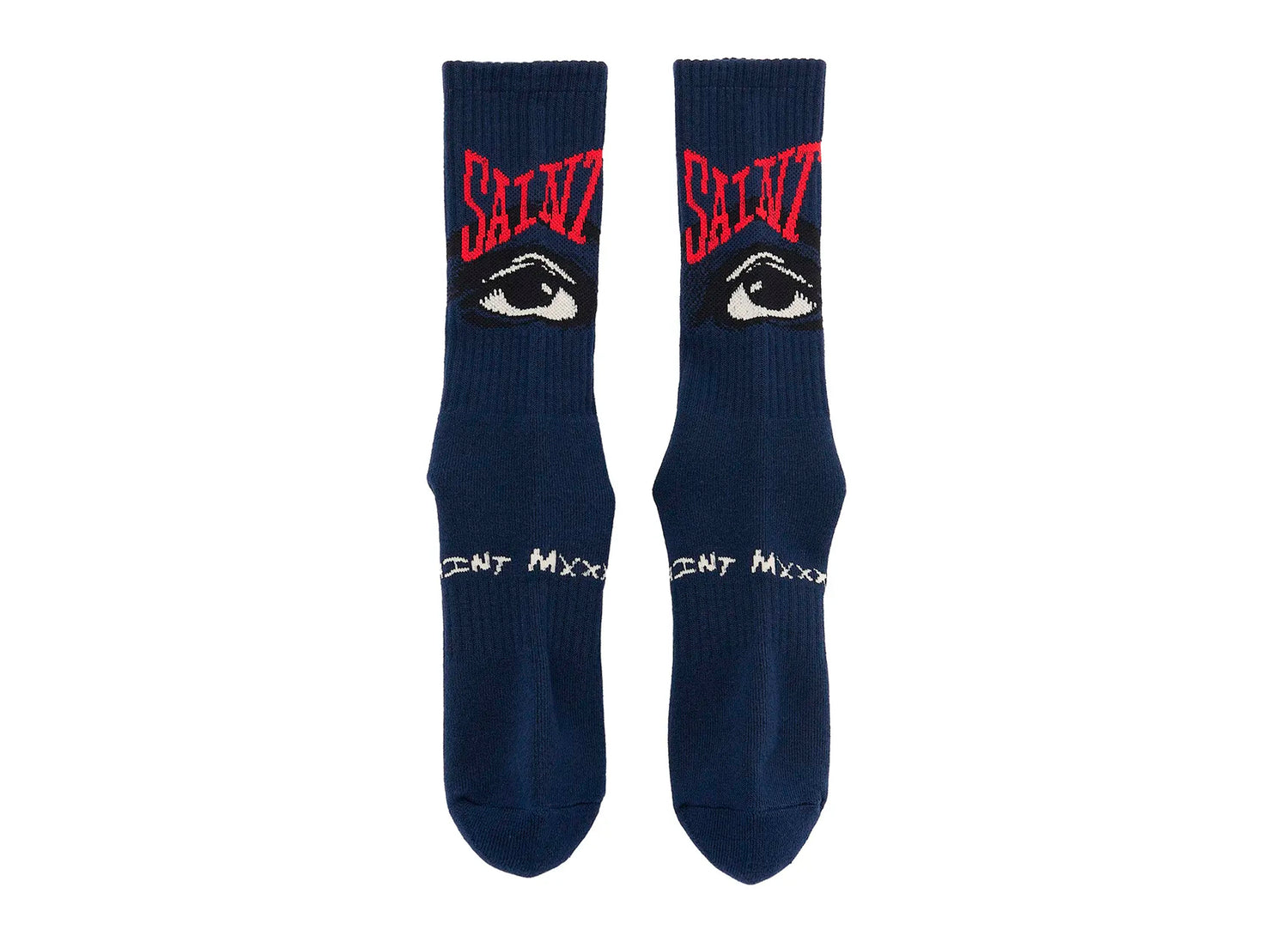 Saint Michael 'Eye' Socks in Navy