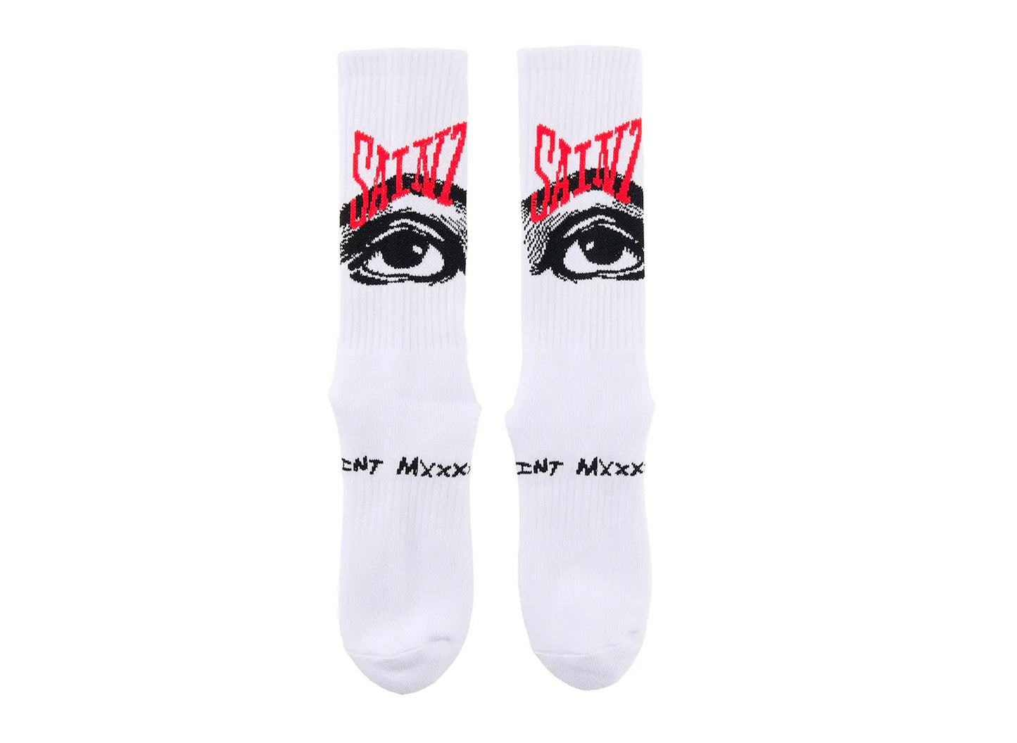 Saint Michael 'Eye' Socks in White
