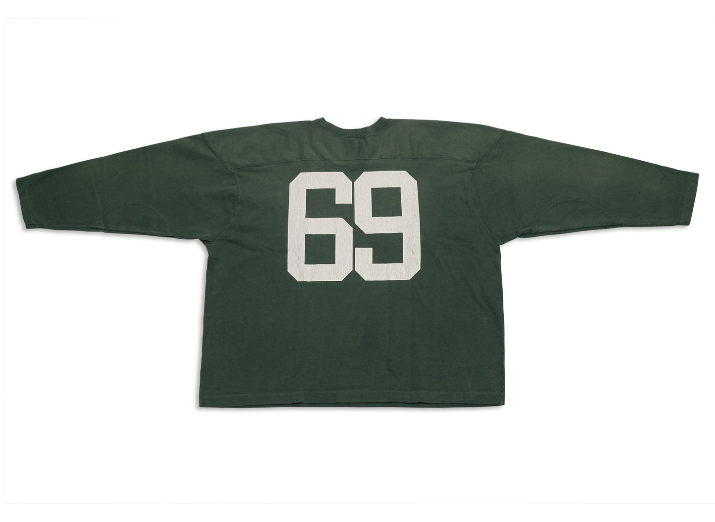 Saint Michael Football Sweat Wild God Tee in Green — view 2