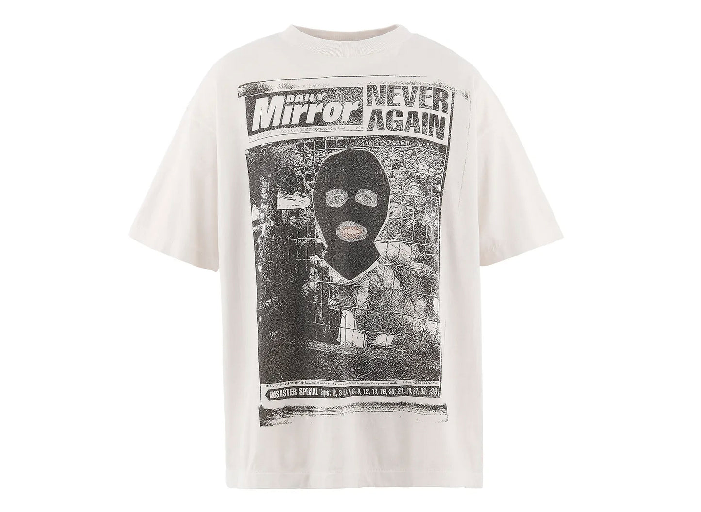 Saint Michael 'Mask' SS T-Shirt in White