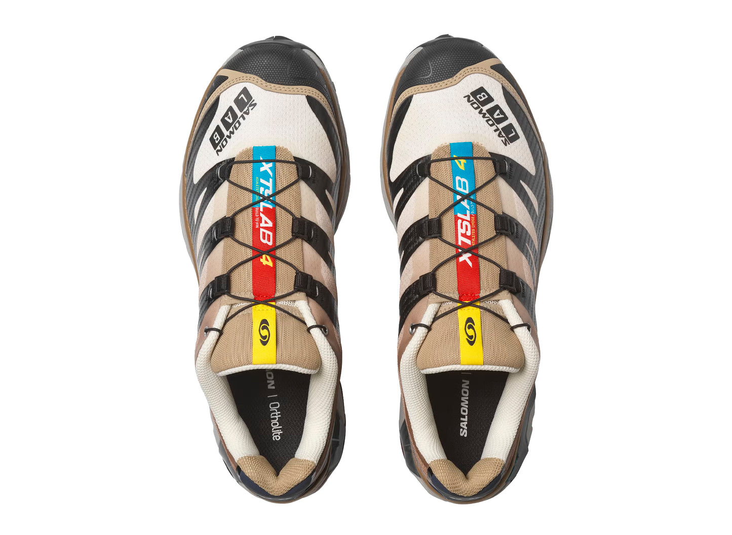 Salomon XT-4 OG in Black / Desert Tan – view 4