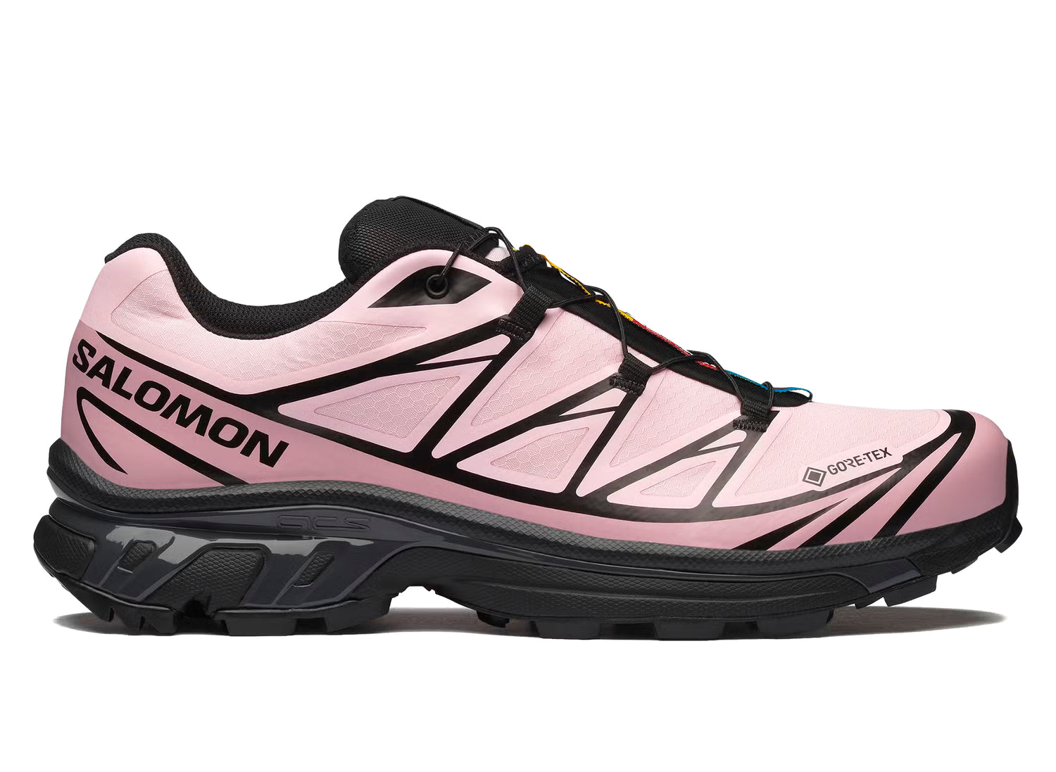 Salomon XT-6 GTX in Black / Icy Pink / Dawn Pink