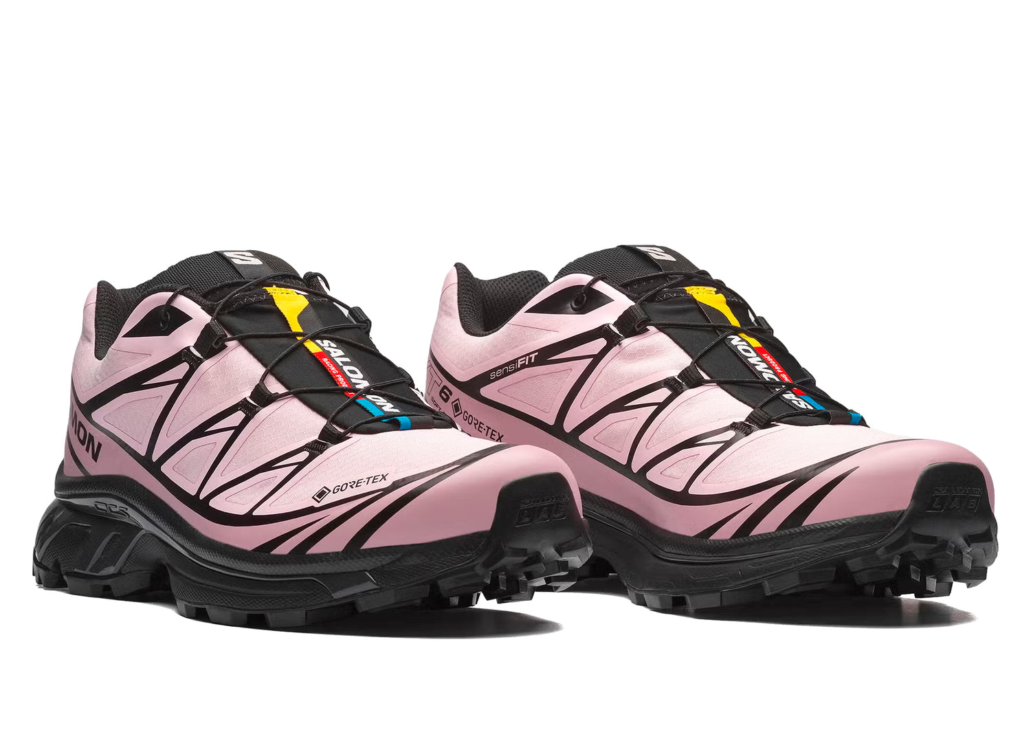 Salomon XT-6 GTX in Black / Icy Pink / Dawn Pink - view 3