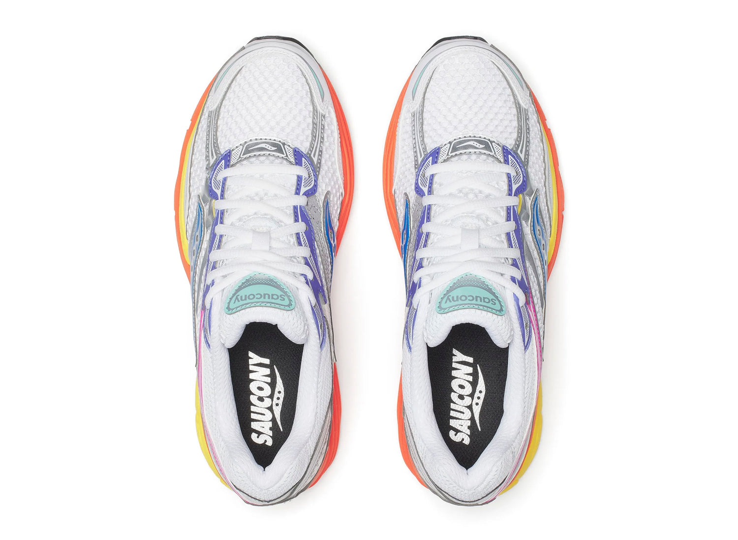 Saucony Progrid Omni 9 in White / Multi — view 4
