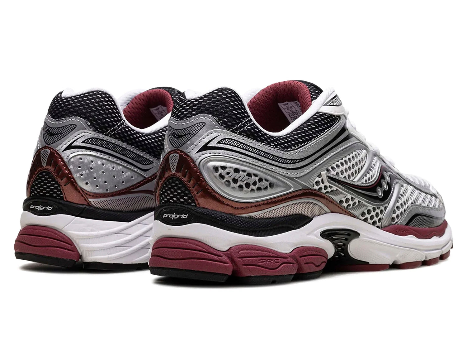 Saucony Progrid Omni 9 in White / Red — view 2