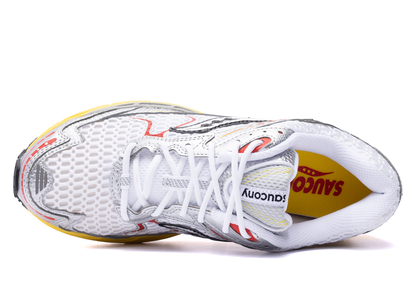 Saucony ProGrid Ride 1 in White / Buttercup — view 4