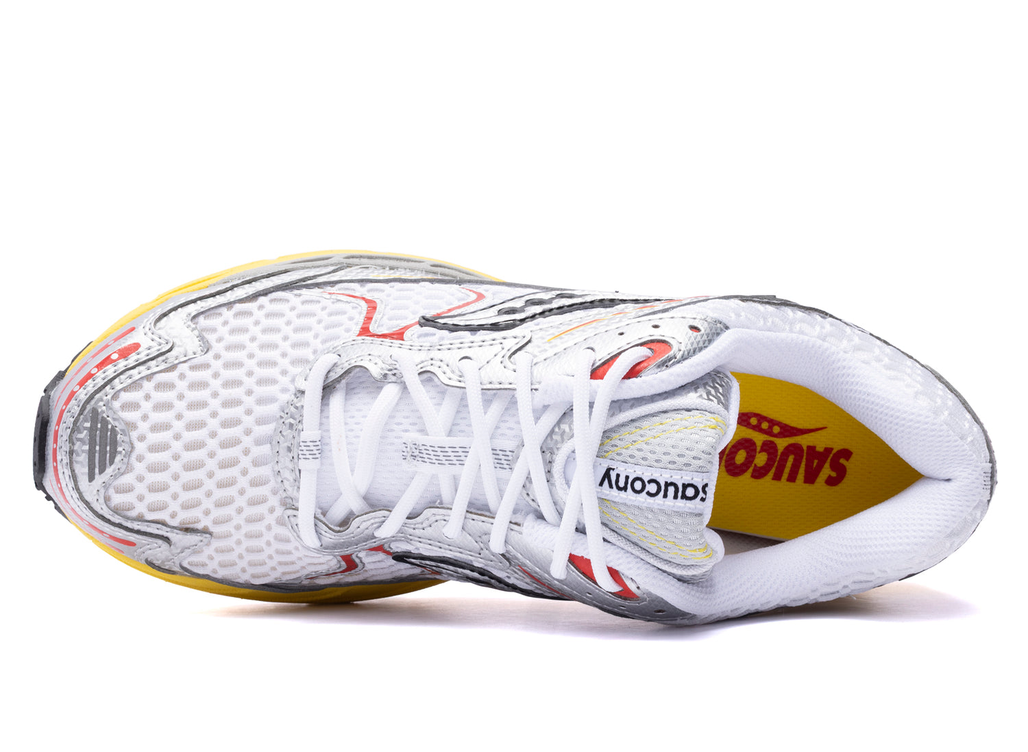 Saucony ProGrid Ride 1 in White / Buttercup — view 4
