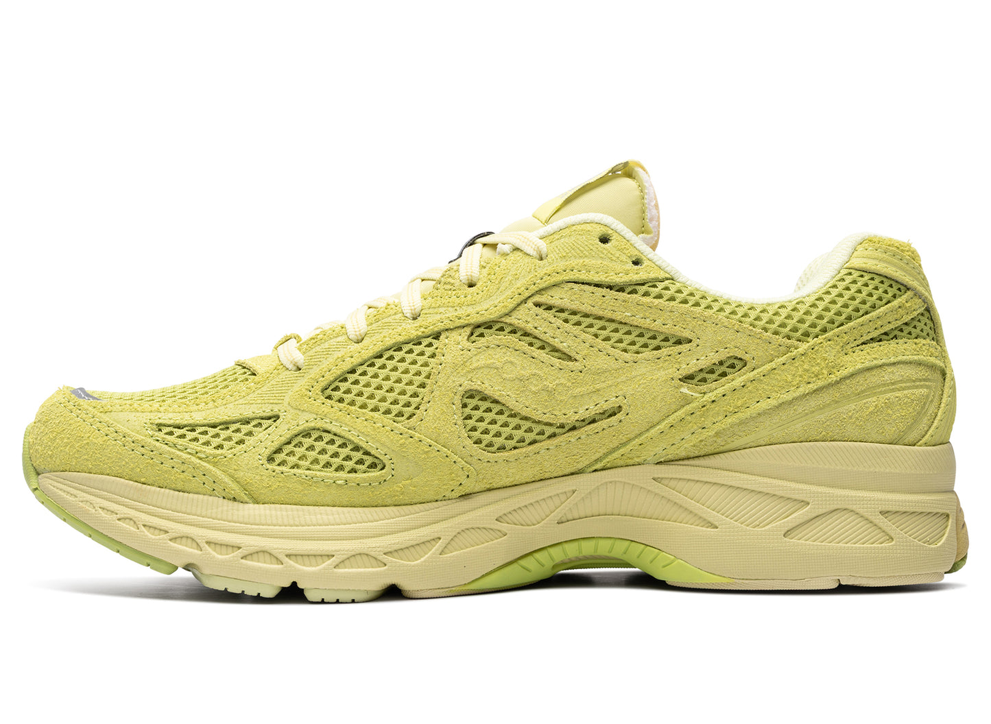 Saucony x 3sixteen Progrid Guide 7 in Lime — view 3
