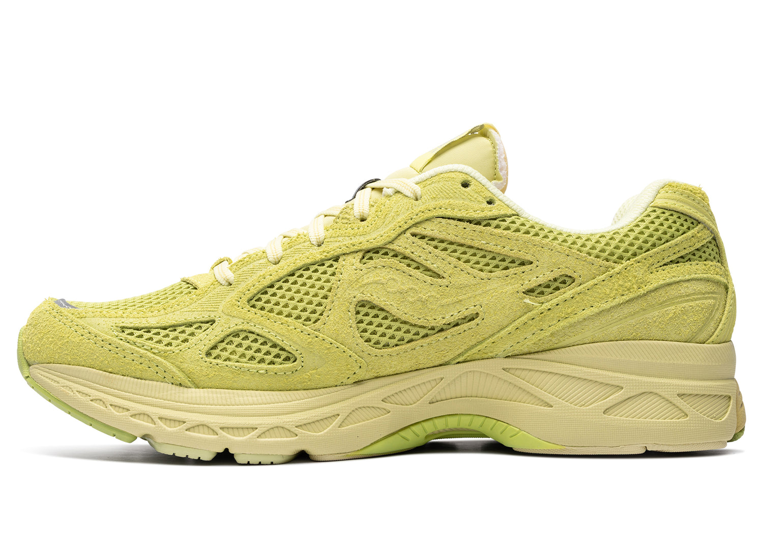 Saucony x 3sixteen Progrid Guide 7 in Lime — view 3
