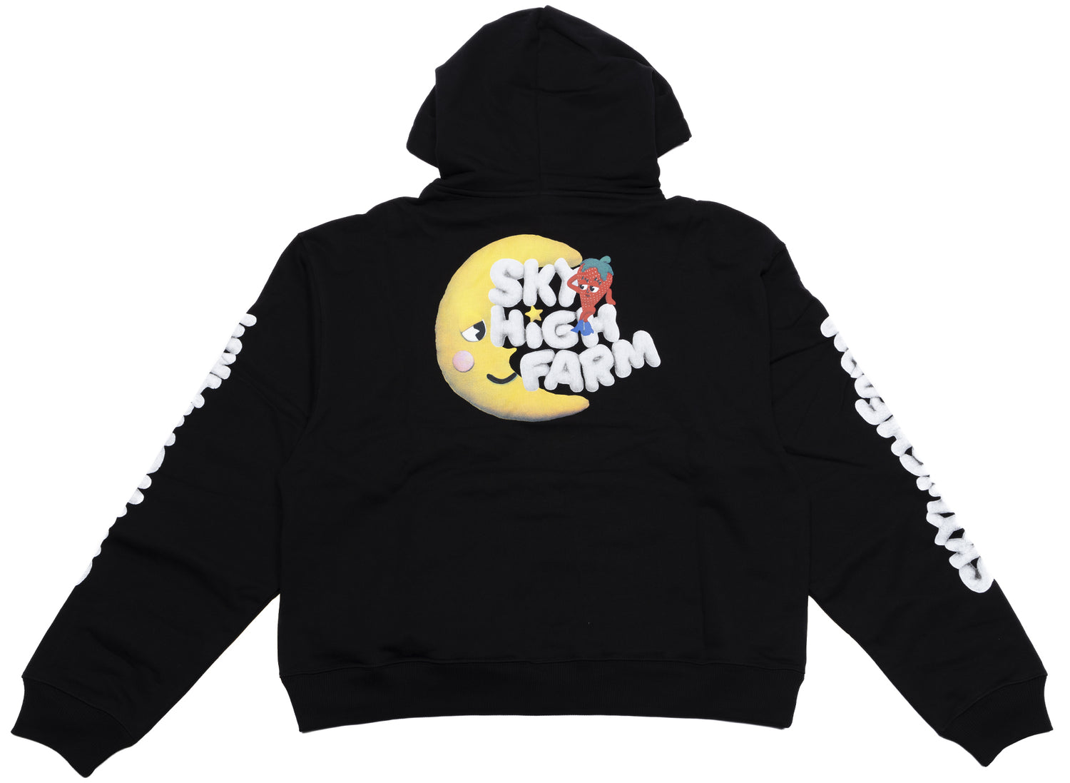Sky High Farm Perennial Shana Graphic Hoodie in Black - view 2