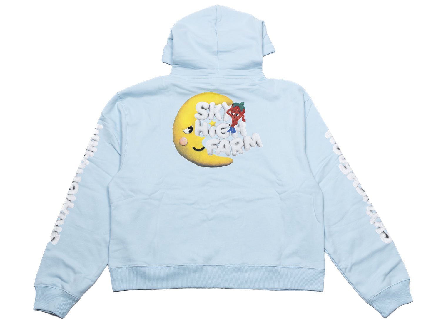 Sky High Farm Perennial Shana Graphic Hoodie in Blue - view 2