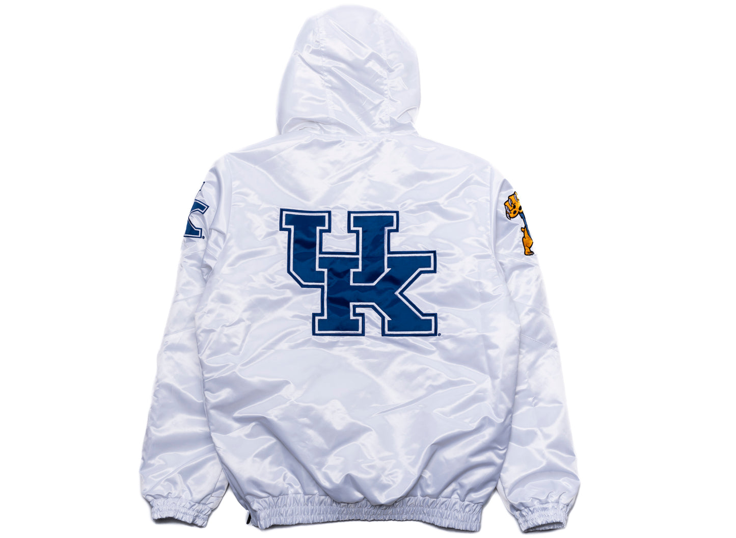 Starter Oneness Exclusive Kentucky Wildcats Poly Jacket in White - view 3
