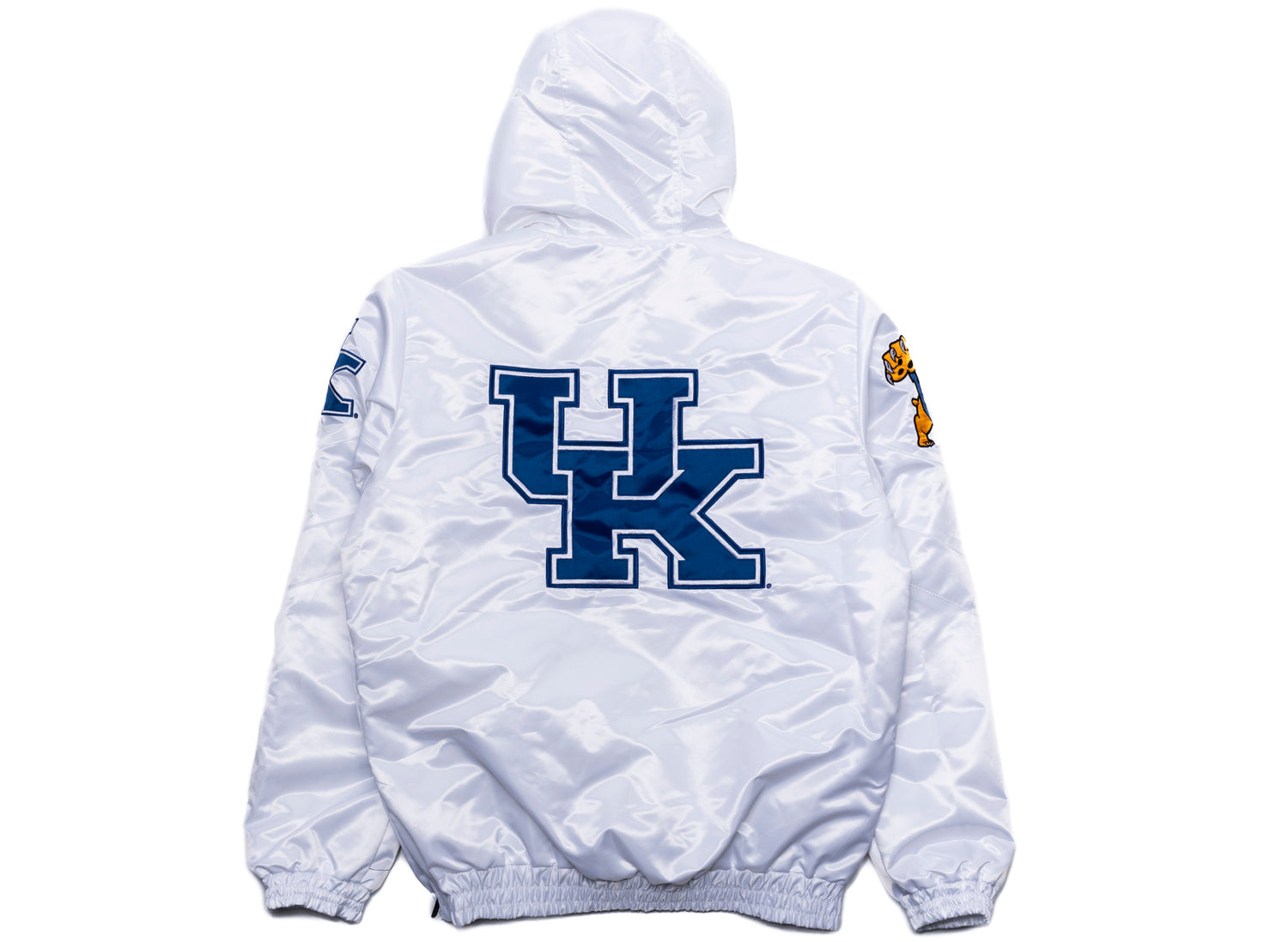 Starter Oneness Exclusive Kentucky Wildcats Poly Jacket in White - view 3
