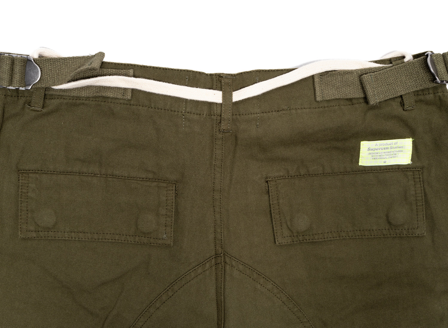 Supervsn Canvas Cargo Pants - view 3