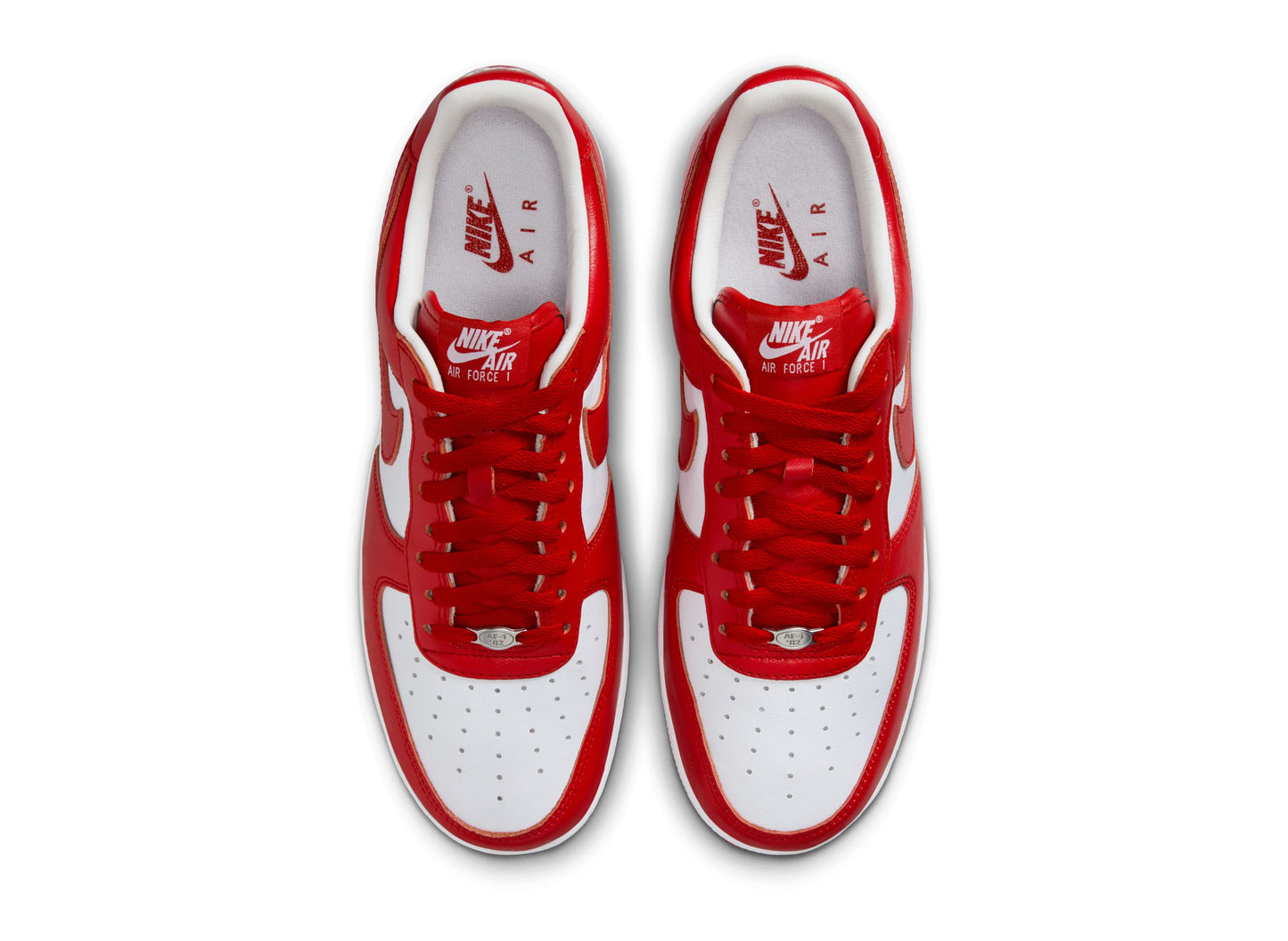Terror Squad x Nike Air Force 1 Low II4391-100 White University Red top view