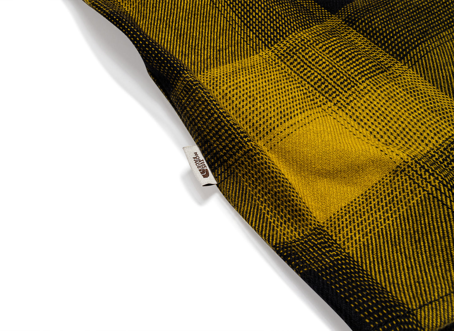 The North Face Arroyo Flannel Shirt in Plaid Deep Dijon Yellow — view 3