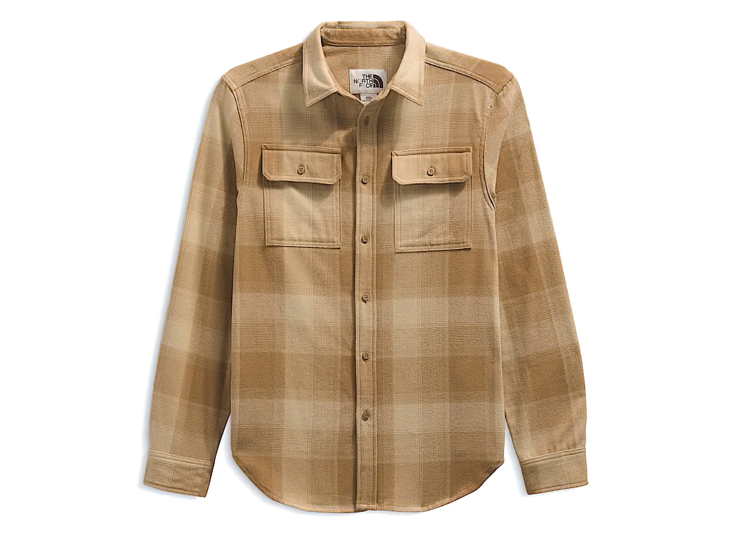The North Face Arroyo Flannel Shirt in Plaid Utility Brown — view 5