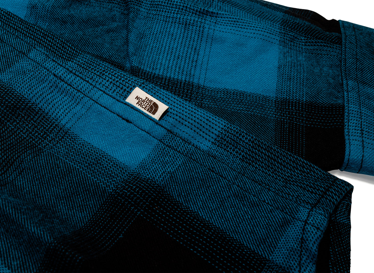 The North Face Arroyo Lightweight Flannel Shirt in Plaid Blue — view 2