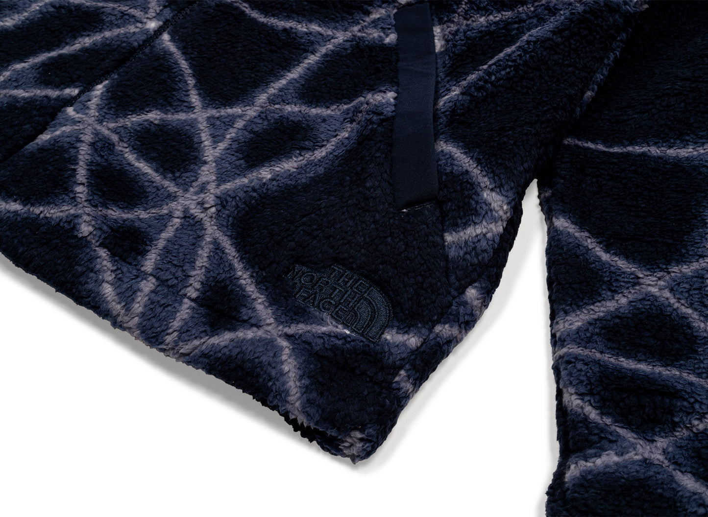 The North Face Cabin Fleece Full Zip in Summit Navy — view 2