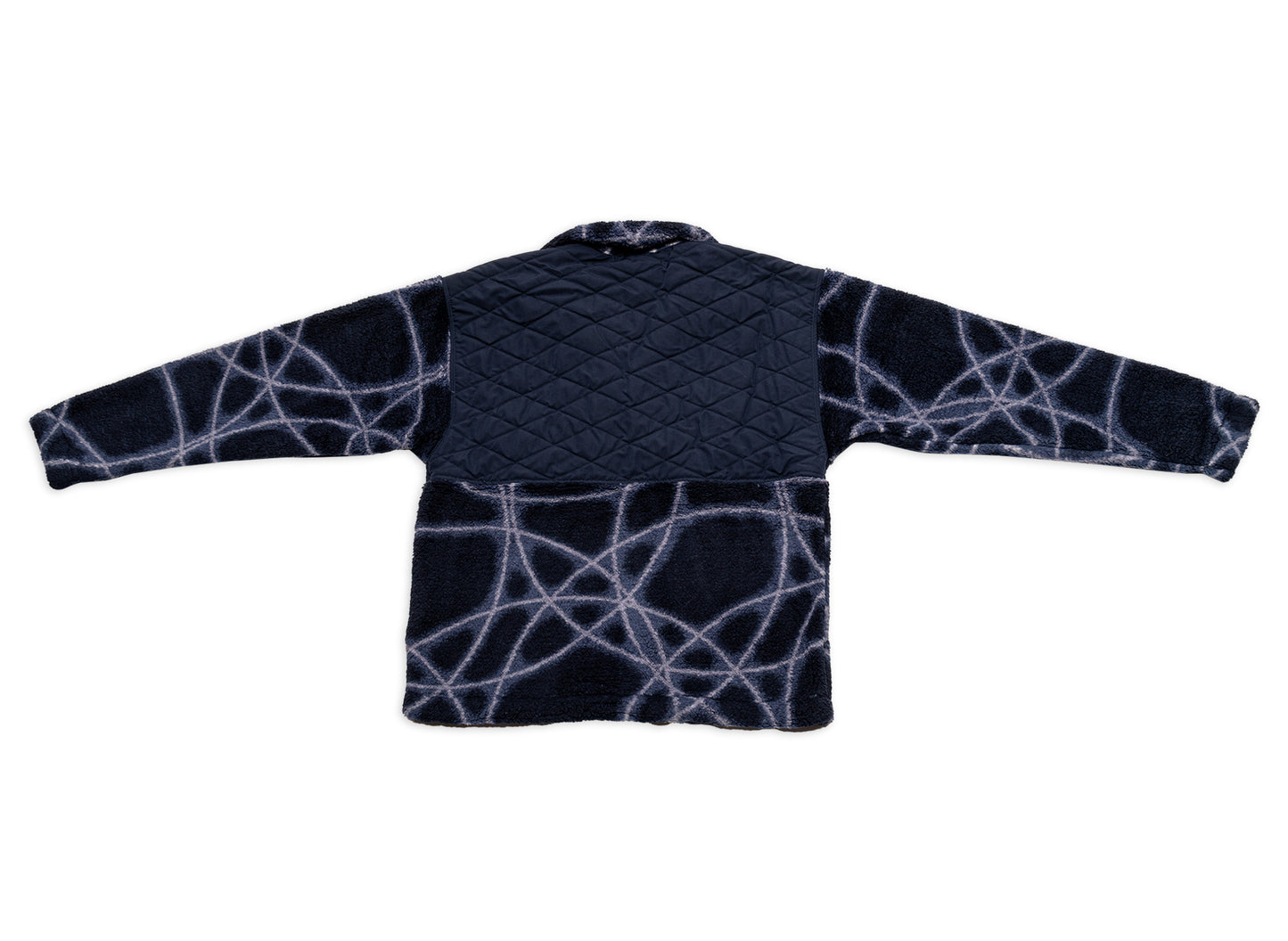 The North Face Cabin Fleece Full Zip in Summit Navy — view 3