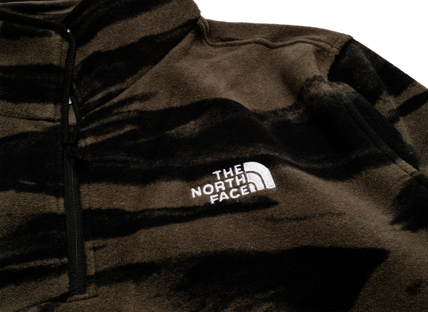 The North Face Glacier Fleece 1/4 Zip in New Taupe — view 2