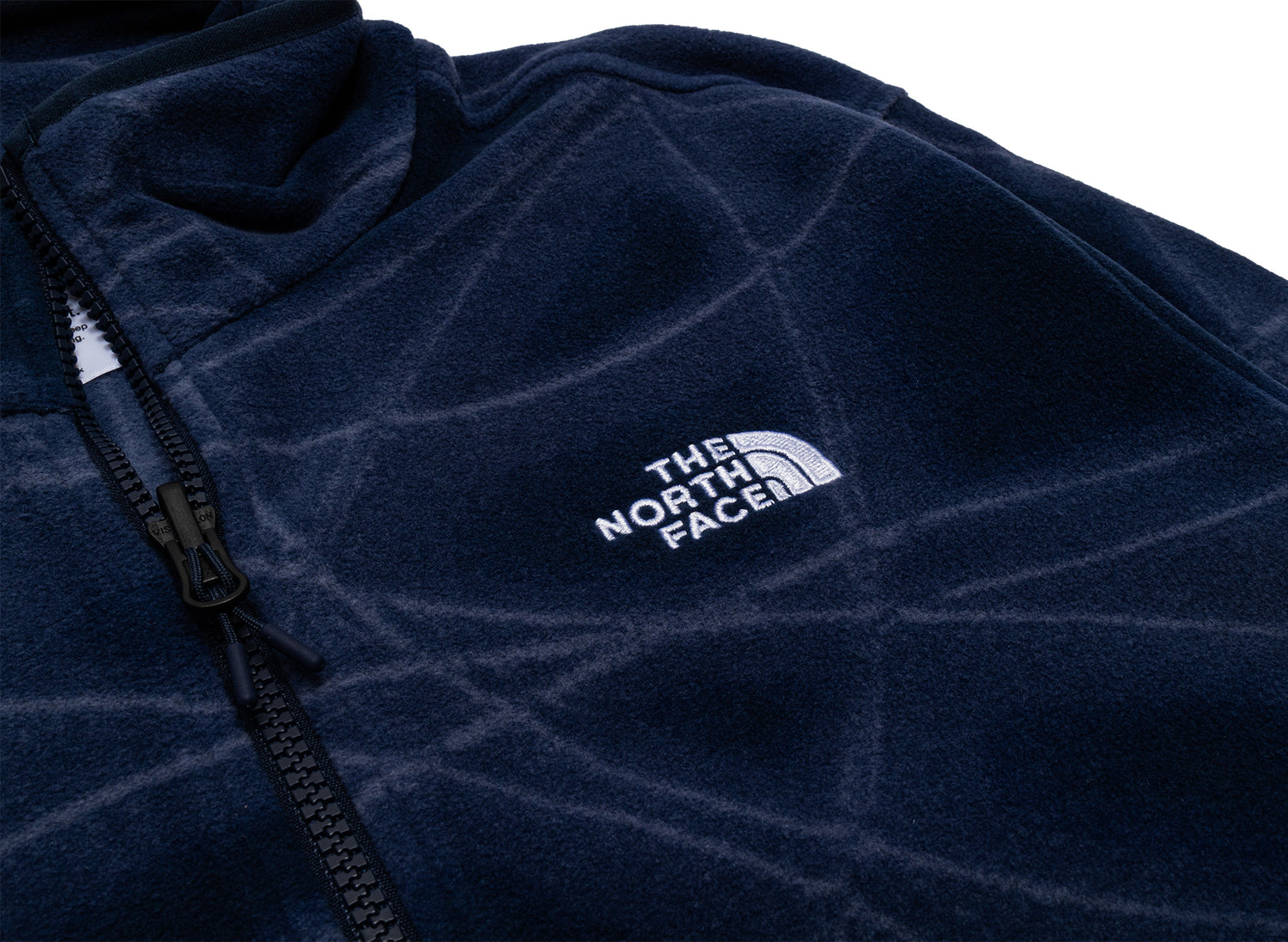 The North Face Glacier Fleece Jacket in Print Summit Navy - view 2