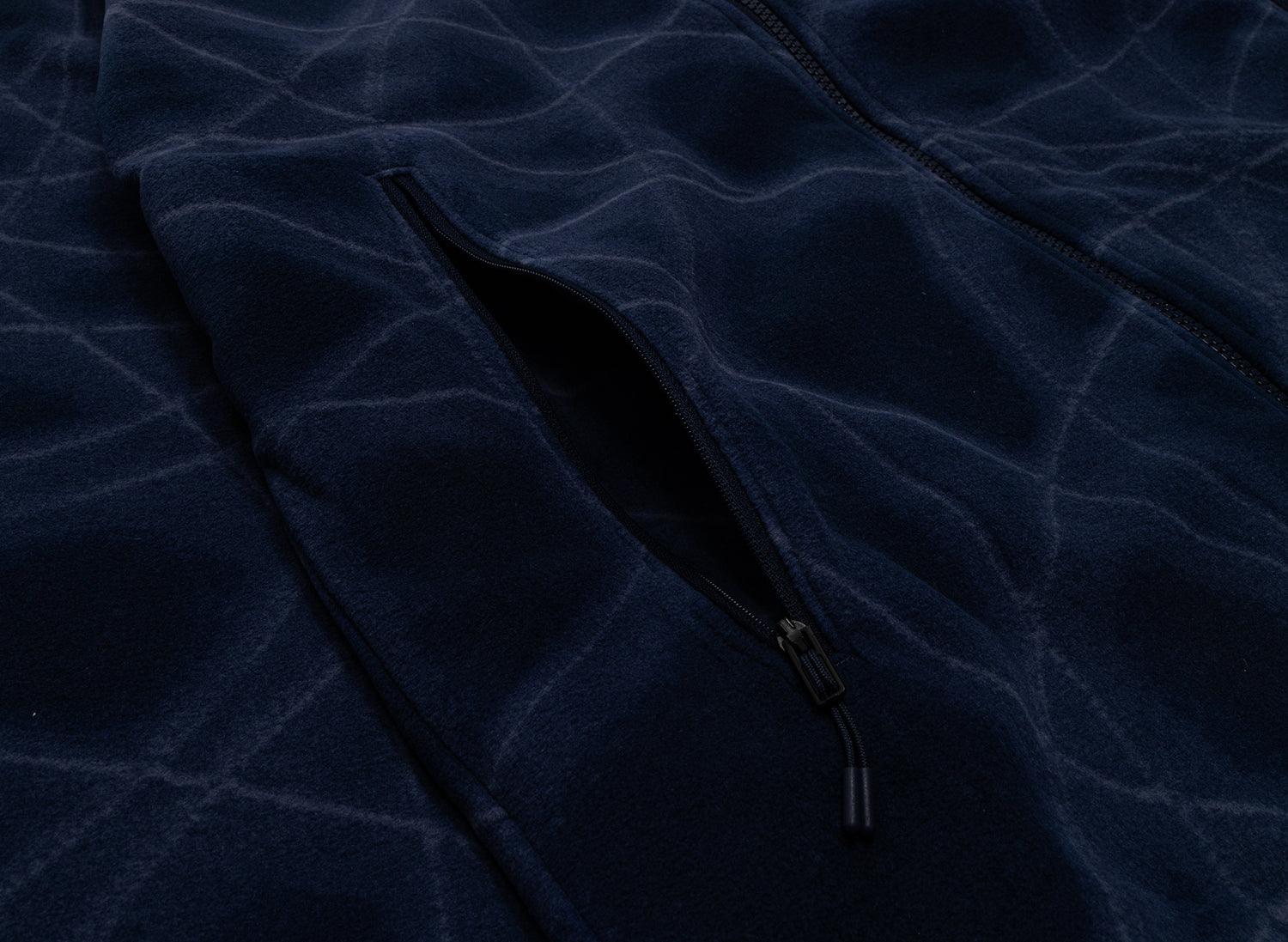 The North Face Glacier Fleece Jacket in Print Summit Navy - view 3