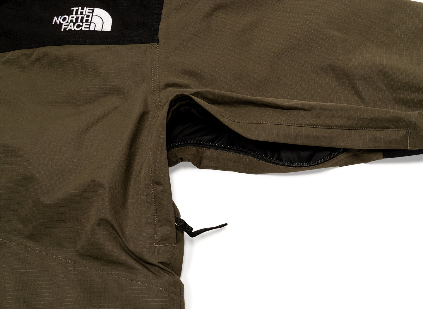 The North Face Mountain Down Jacket in New Taupe Green — view 3