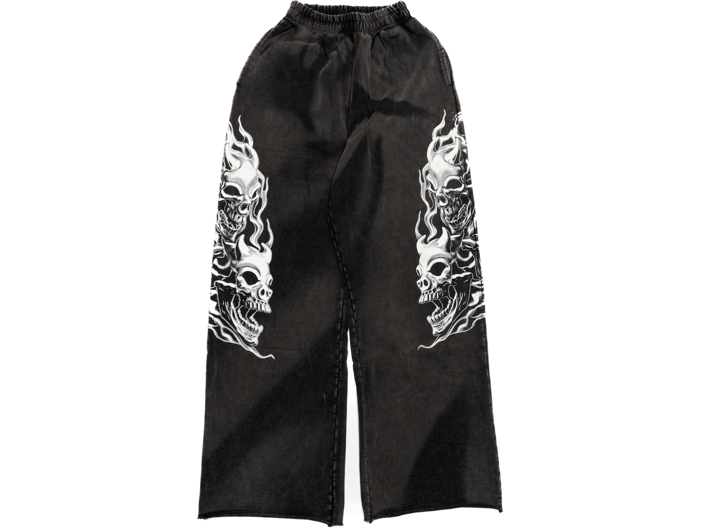 Thug Club Six Riding Skull Sweatpants in Black