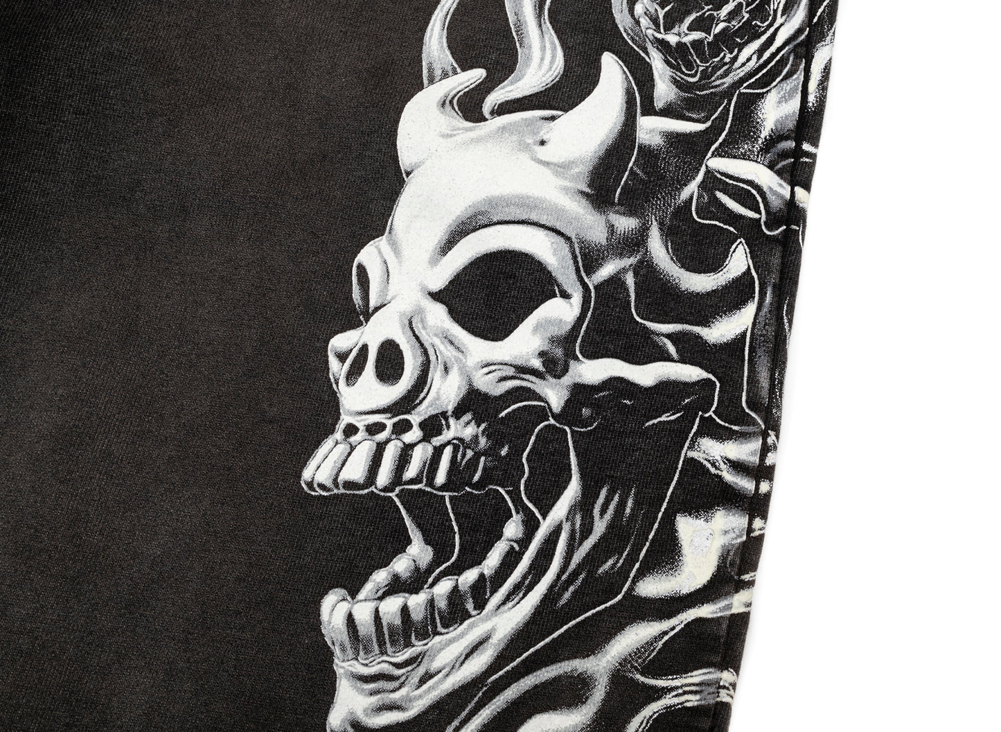 Thug Club Six Riding Skull Sweatpants in Black