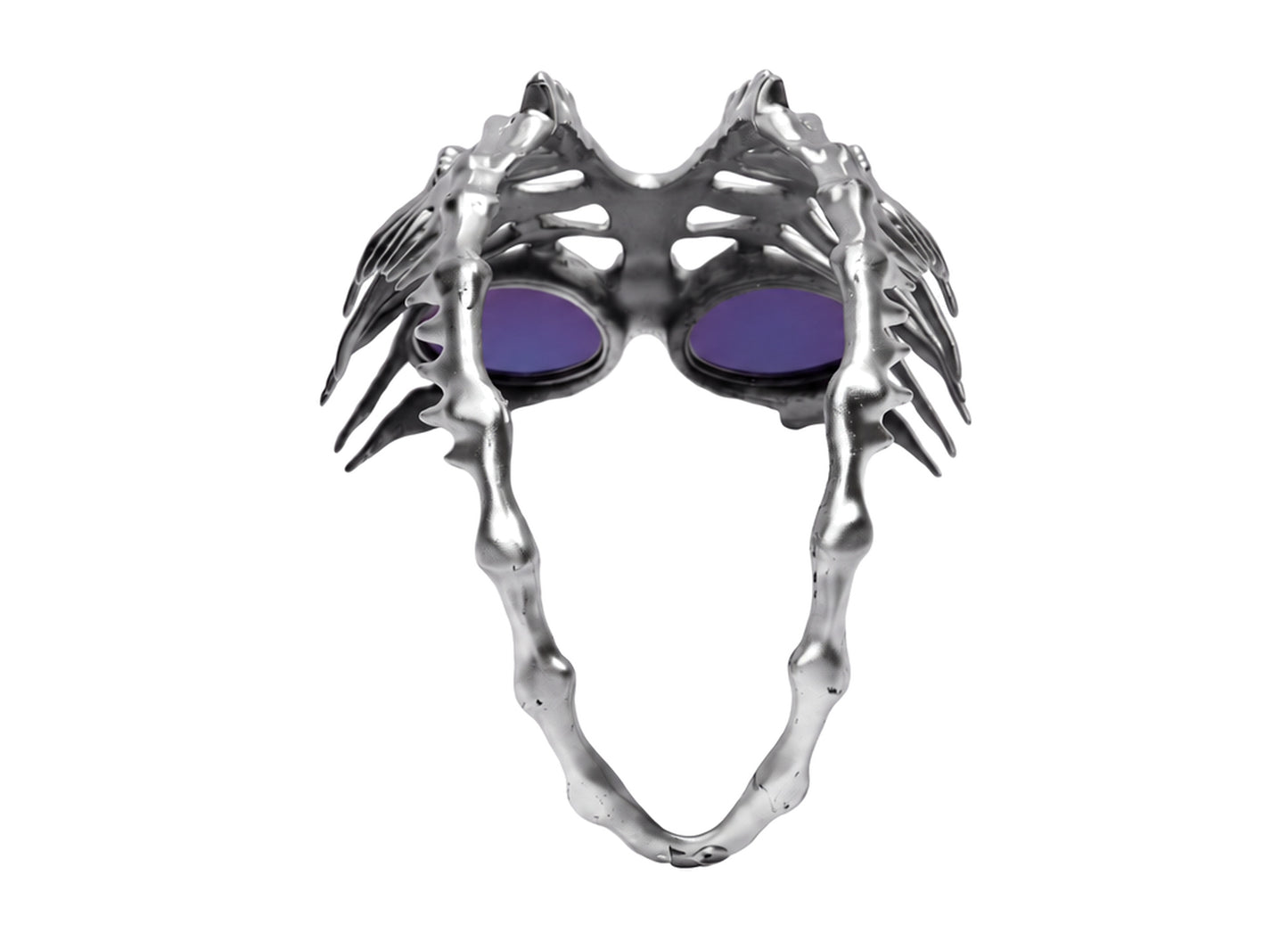 Thug Club TC Bone Half Mask in Silver
