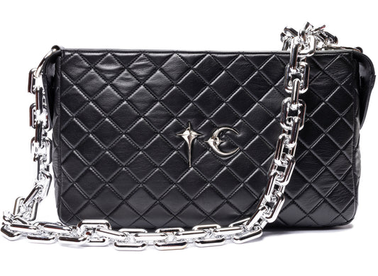 Thug Club TC Quilting Big Chain Bag in Black