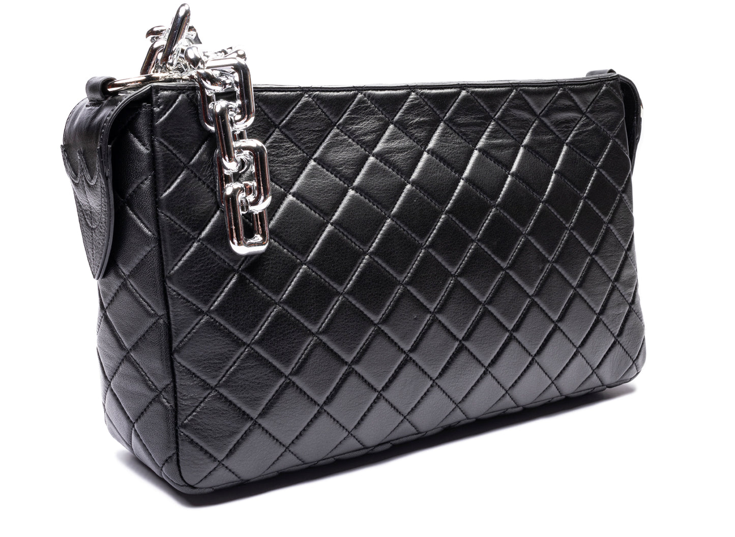 Thug Club TC Quilting Big Chain Bag in Black