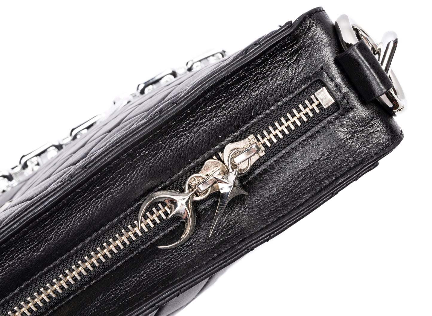 Thug Club TC Quilting Big Chain Bag in Black