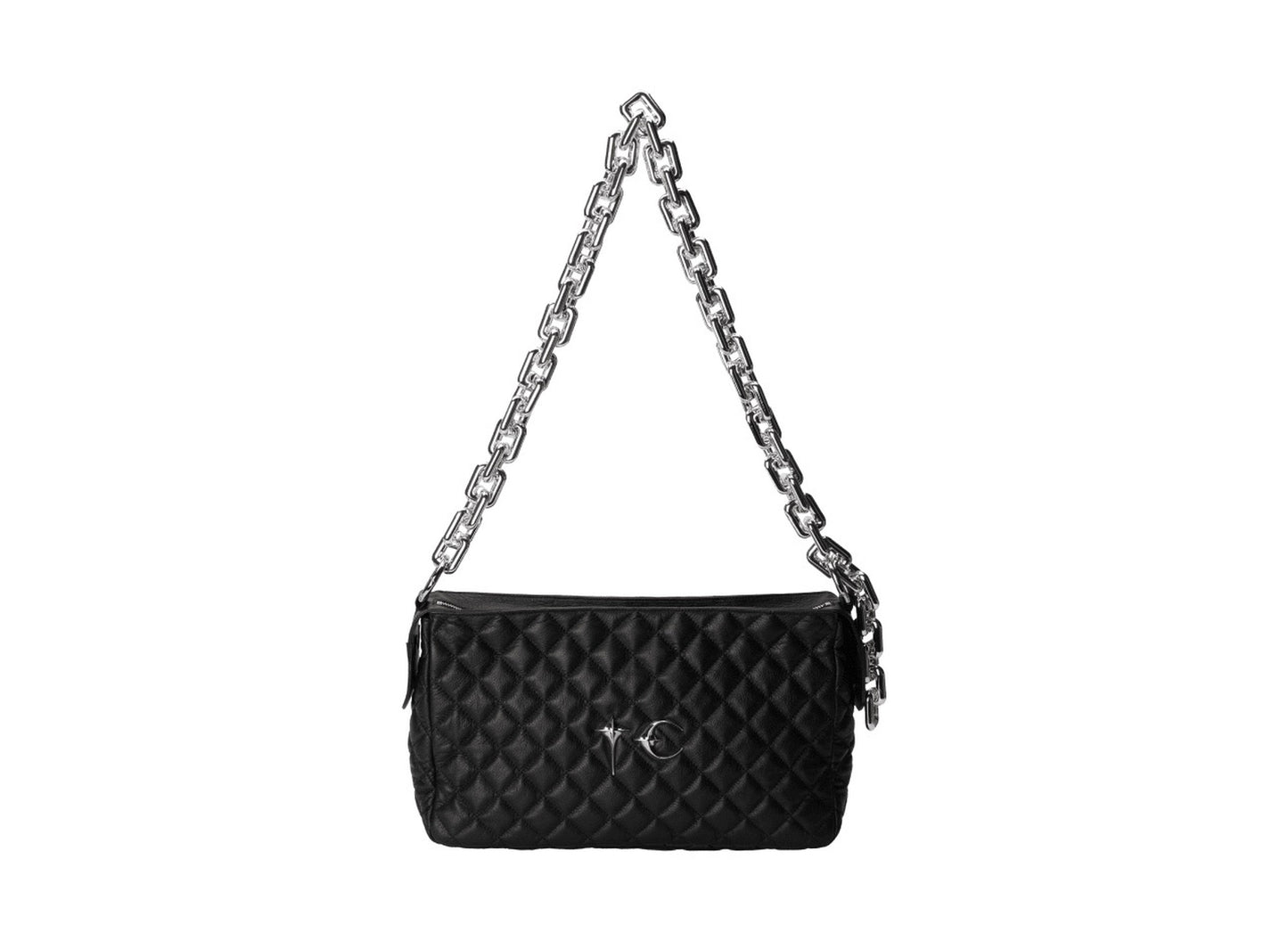 Thug Club TC Quilting Big Chain Bag in Black