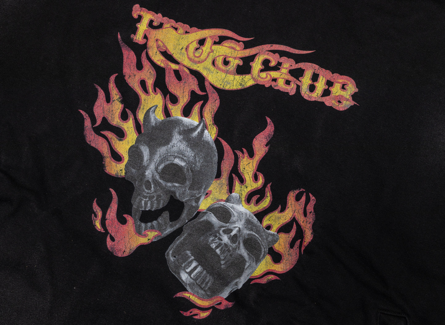 Thug Club TC Two Face Dirt Hoodie in Black