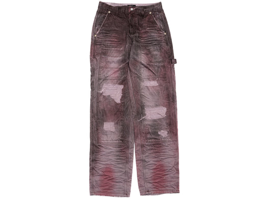 Thug Club Two Tone Washed Carpenter Pants in Grey