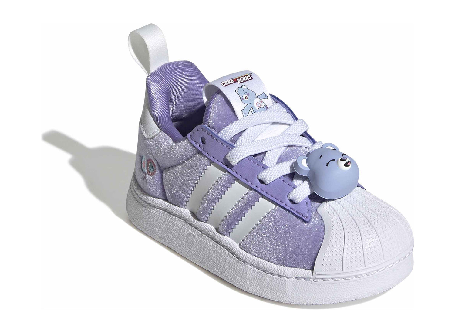 Toddler Adidas x Care Bears Superstar Quickon KK2171 Front Lateral Top View